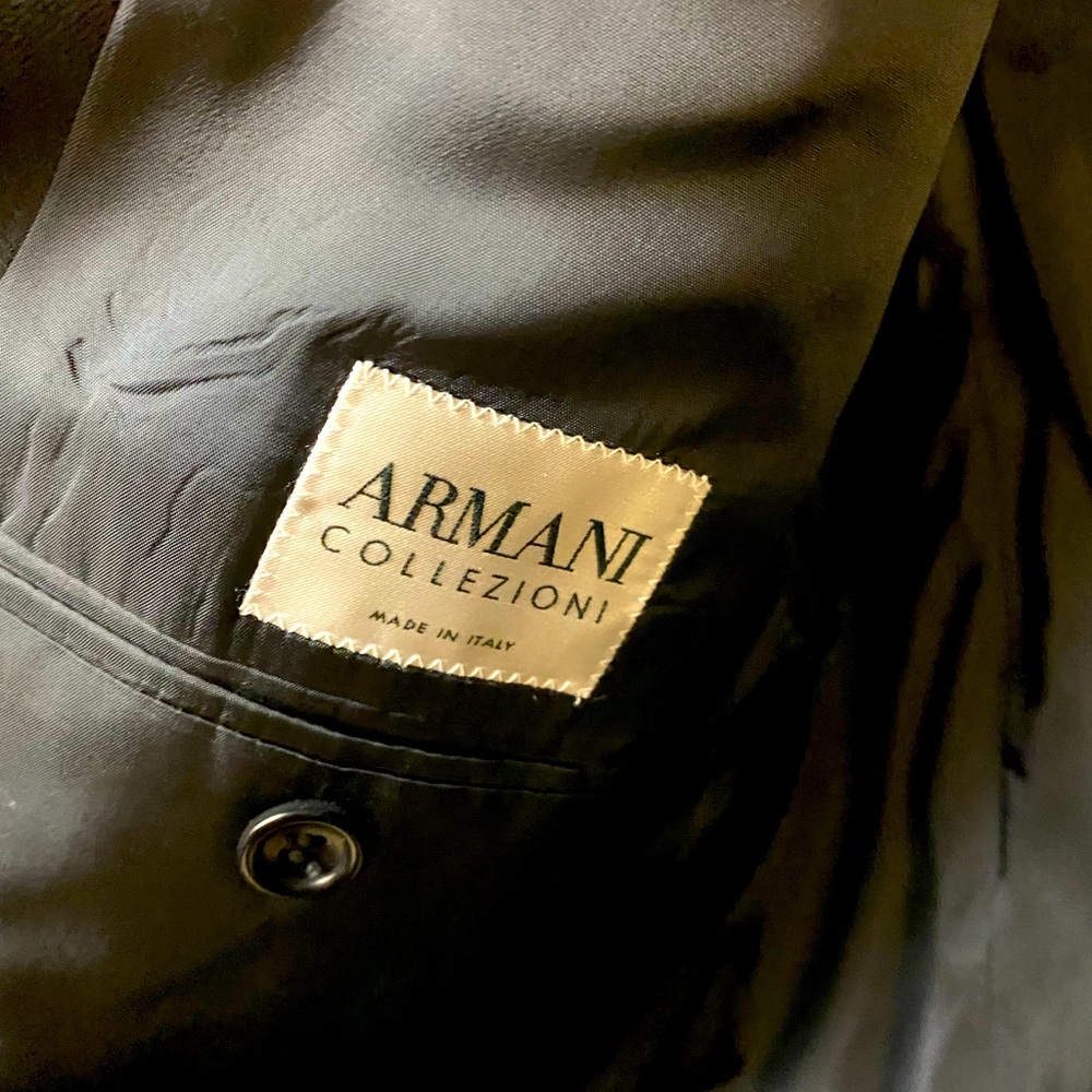 Armani mens suit jacket- black